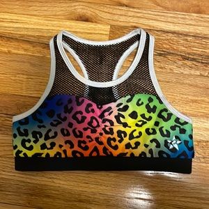 Rebel Athletic Cheetah sports bra